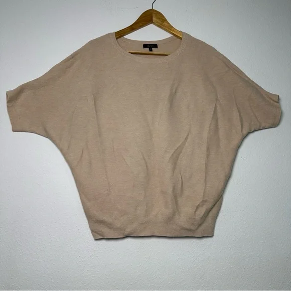 Quince Women's Cashmere Lightweight Link-Organic Cotton Crew Neck Sweater Top - Picture 2 of 11